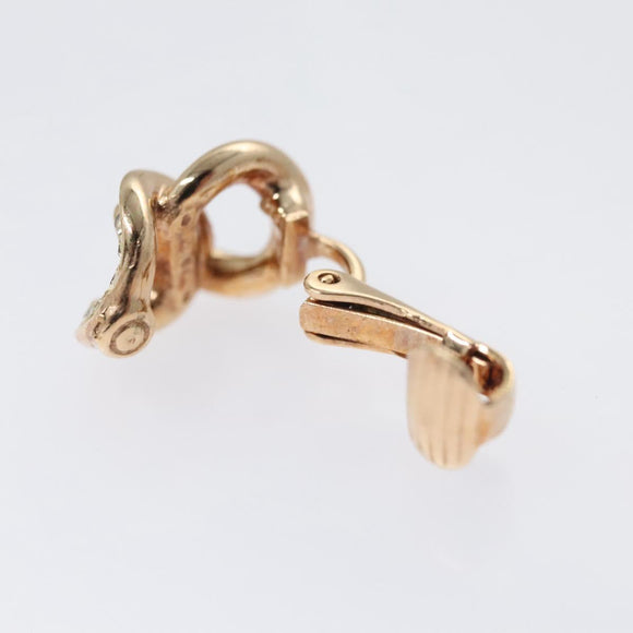 Christian Dior Earring metal Gold Auth 109524