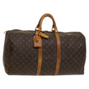 LOUIS VUITTON Monogram Keepall 55 Boston Bag M41424 LV Auth 109619-1