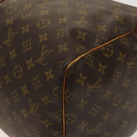 LOUIS VUITTON Monogram Keepall 55 Boston Bag M41424 LV Auth 109619