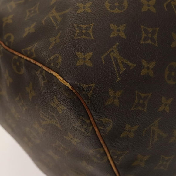 LOUIS VUITTON Monogram Keepall 55 Boston Bag M41424 LV Auth 109619
