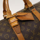 LOUIS VUITTON Monogram Keepall 55 Boston Bag M41424 LV Auth 109619-15