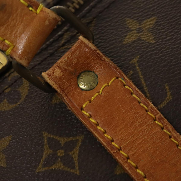 LOUIS VUITTON Monogram Keepall 55 Boston Bag M41424 LV Auth 109619