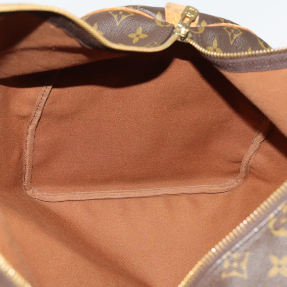 LOUIS VUITTON Monogram Keepall 55 Boston Bag M41424 LV Auth 109619