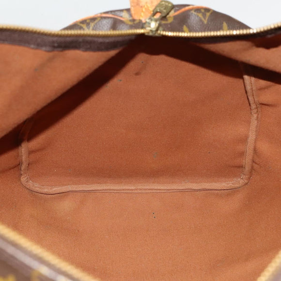 LOUIS VUITTON Monogram Keepall 55 Boston Bag M41424 LV Auth 109619