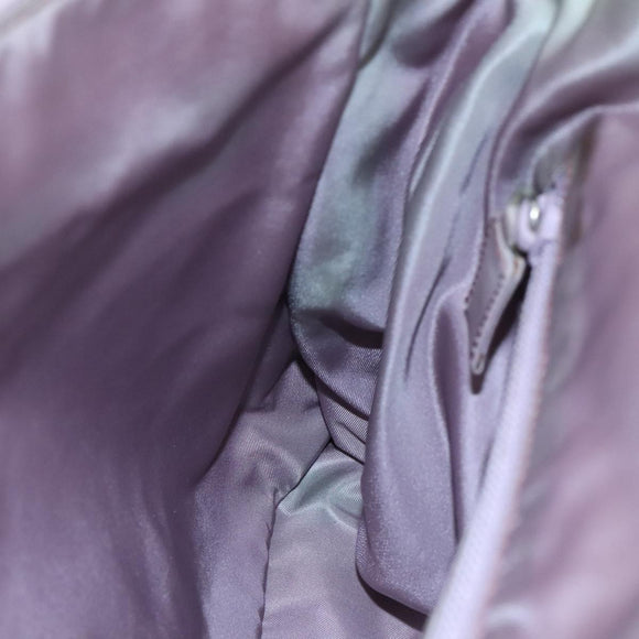 PRADA Hand Bag Nylon Purple Auth 109638