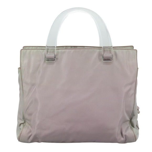 PRADA Hand Bag Nylon Purple Auth 109638