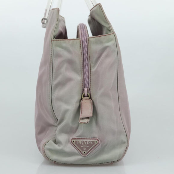 PRADA Hand Bag Nylon Purple Auth 109638