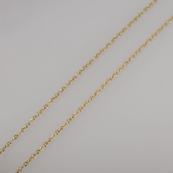 LOUIS VUITTON Essential V Necklace Gold M61083 LV Auth 109660