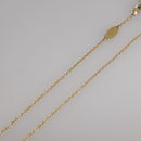 LOUIS VUITTON Essential V Necklace Gold M61083 LV Auth 109660-13