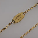 LOUIS VUITTON Essential V Necklace Gold M61083 LV Auth 109660-12