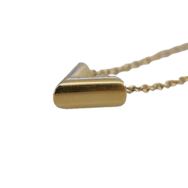 LOUIS VUITTON Essential V Necklace Gold M61083 LV Auth 109660 - 0