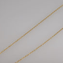 LOUIS VUITTON Essential V Necklace Gold M61083 LV Auth 109660-5
