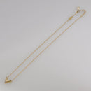 LOUIS VUITTON Essential V Necklace Gold M61083 LV Auth 109660-9
