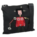 PRADA Shoulder Bag Nylon Black Auth 109665-1