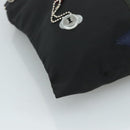 PRADA Shoulder Bag Nylon Black Auth 109665-15