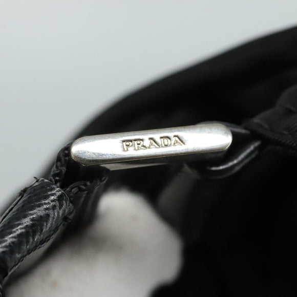 PRADA Shoulder Bag Nylon Black Auth 109665
