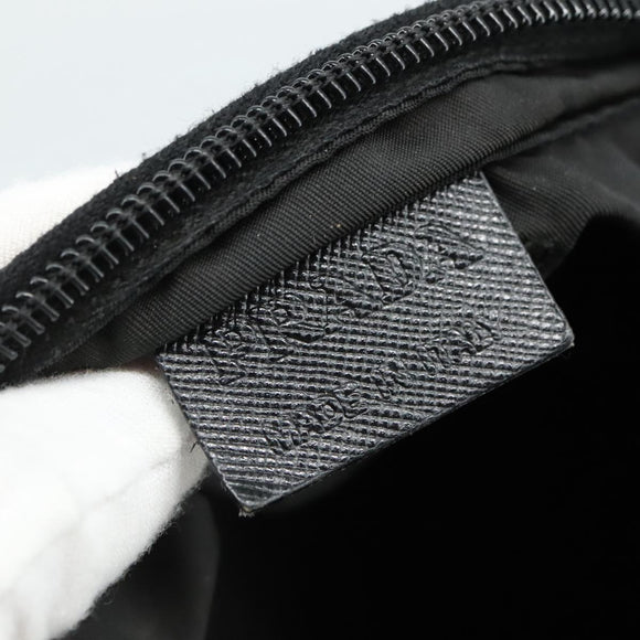 PRADA Shoulder Bag Nylon Black Auth 109665