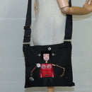 PRADA Shoulder Bag Nylon Black Auth 109665-23