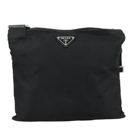 PRADA Shoulder Bag Nylon Black Auth 109665 - 0