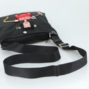 PRADA Shoulder Bag Nylon Black Auth 109665-7