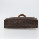 LOUIS VUITTON Monogram Sac Plat Hand Bag M51140 LV Auth 109668-14