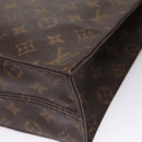 LOUIS VUITTON Monogram Sac Plat Hand Bag M51140 LV Auth 109668-15
