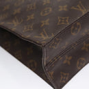 LOUIS VUITTON Monogram Sac Plat Hand Bag M51140 LV Auth 109668-16