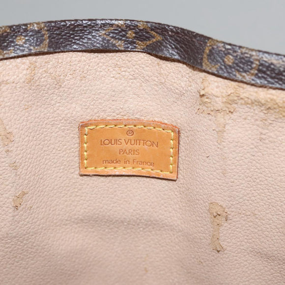 LOUIS VUITTON Monogram Sac Plat Hand Bag M51140 LV Auth 109668