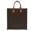 LOUIS VUITTON Monogram Sac Plat Hand Bag M51140 LV Auth 109668-13