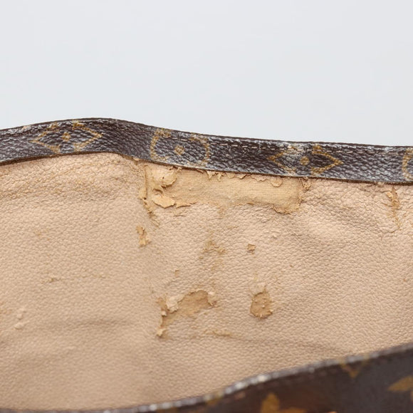 LOUIS VUITTON Monogram Sac Plat Hand Bag M51140 LV Auth 109668