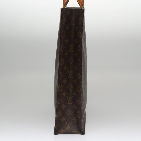 LOUIS VUITTON Monogram Sac Plat Hand Bag M51140 LV Auth 109668