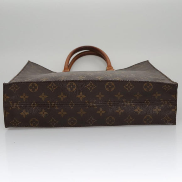 LOUIS VUITTON Monogram Sac Plat Hand Bag M51140 LV Auth 109668