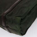 PRADA Hand Bag Nylon Khaki Auth 109677-9
