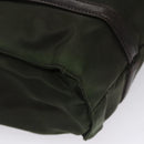 PRADA Hand Bag Nylon Khaki Auth 109677-14