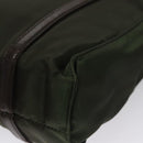 PRADA Hand Bag Nylon Khaki Auth 109677-15