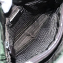 PRADA Hand Bag Nylon Khaki Auth 109677-10