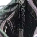 PRADA Hand Bag Nylon Khaki Auth 109677-19