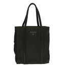 PRADA Hand Bag Nylon Khaki Auth 109677-13