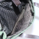 PRADA Hand Bag Nylon Khaki Auth 109677-24