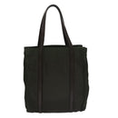 PRADA Hand Bag Nylon Khaki Auth 109677-2