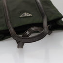 PRADA Hand Bag Nylon Khaki Auth 109677-7
