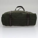 PRADA Hand Bag Nylon Khaki Auth 109677-5