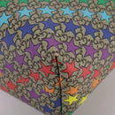 GUCCI GG Supreme Hand Bag PVC Leather Beige 410812 Auth 109686V-9