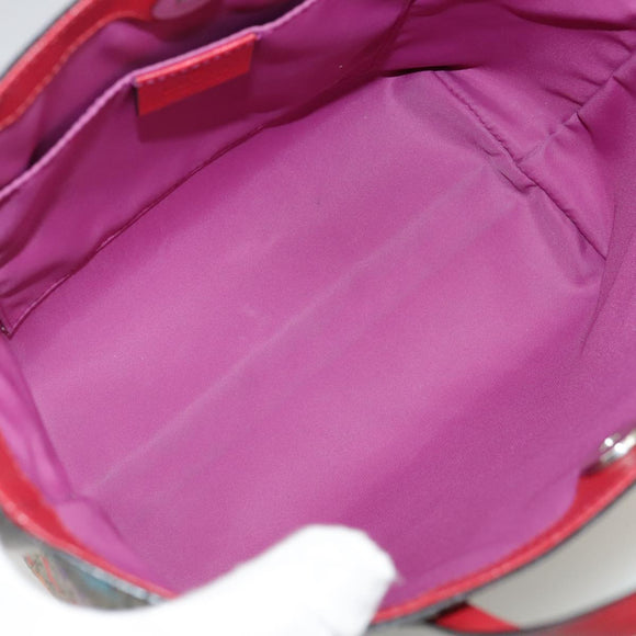 GUCCI GG Supreme Hand Bag PVC Leather Beige 410812 Auth 109686V