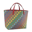 GUCCI GG Supreme Hand Bag PVC Leather Beige 410812 Auth 109686V-1