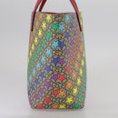 GUCCI GG Supreme Hand Bag PVC Leather Beige 410812 Auth 109686V-4