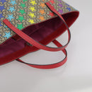 GUCCI GG Supreme Hand Bag PVC Leather Beige 410812 Auth 109686V-7