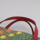 GUCCI GG Supreme Hand Bag PVC Leather Beige 410812 Auth 109686V-8