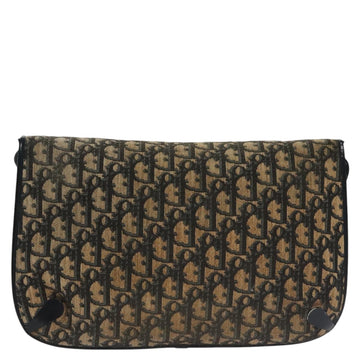 Christian Dior Trotter Canvas Shoulder Bag Navy Auth 109698 - 0