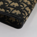 Christian Dior Trotter Canvas Shoulder Bag Navy Auth 109700-14